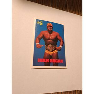 Vintage 1990 WWF Hulk Hogan Trading Card #1 Classic Titan Sports